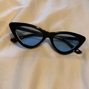 Blue Lens Fashion Cat Eye Sunglasses